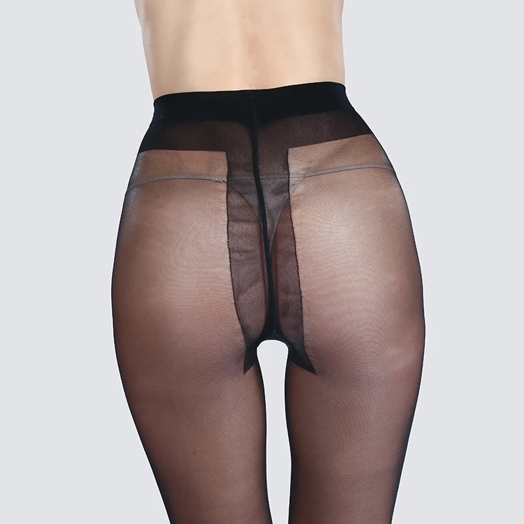 Women's Thin Silk-Nylon Sheer Pantyhose