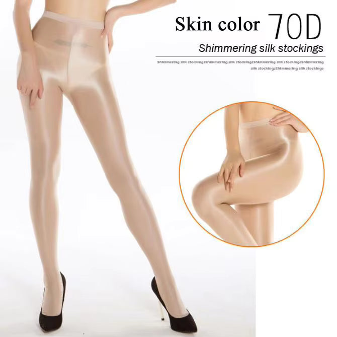 70D Women's Oil-Shiny Pantyhose
