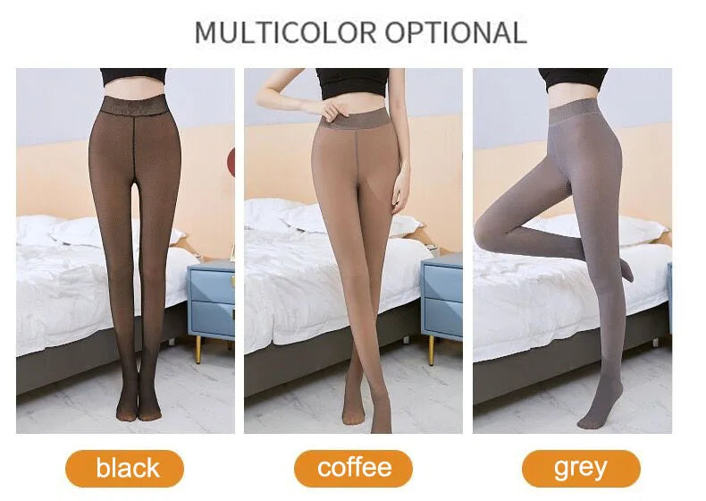 Women's Thick Thermal Seamless Pantyhose - SU