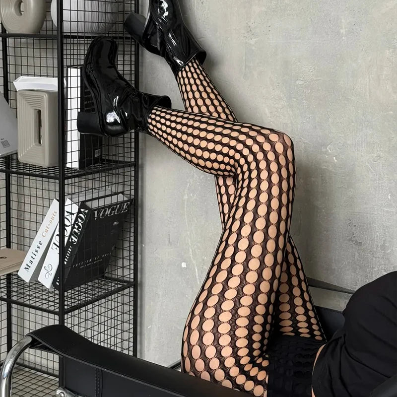 1 Pair Women's Plus Size Thigh-High Pantyhose - SU