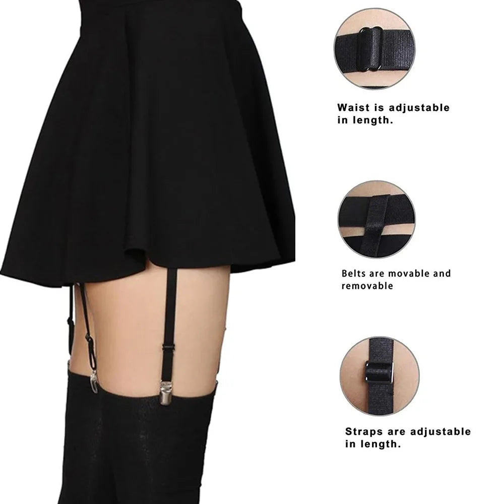 Women's Adjustable Elastic Garter Belt - SU