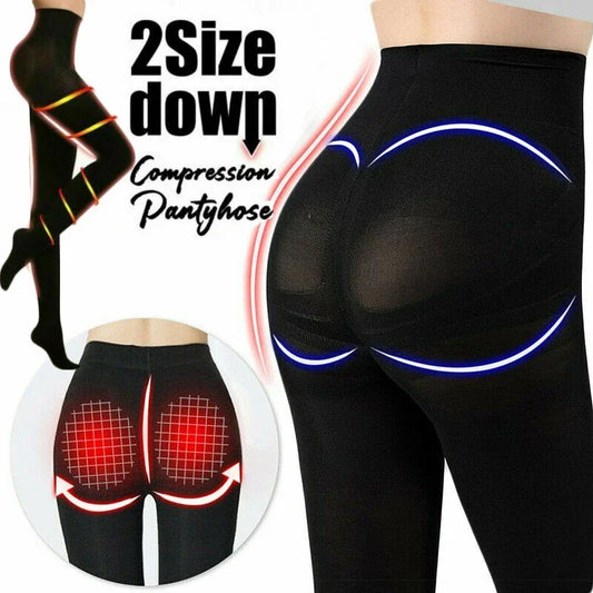 2 Size Down Women's Compression Shaper Tights - SU