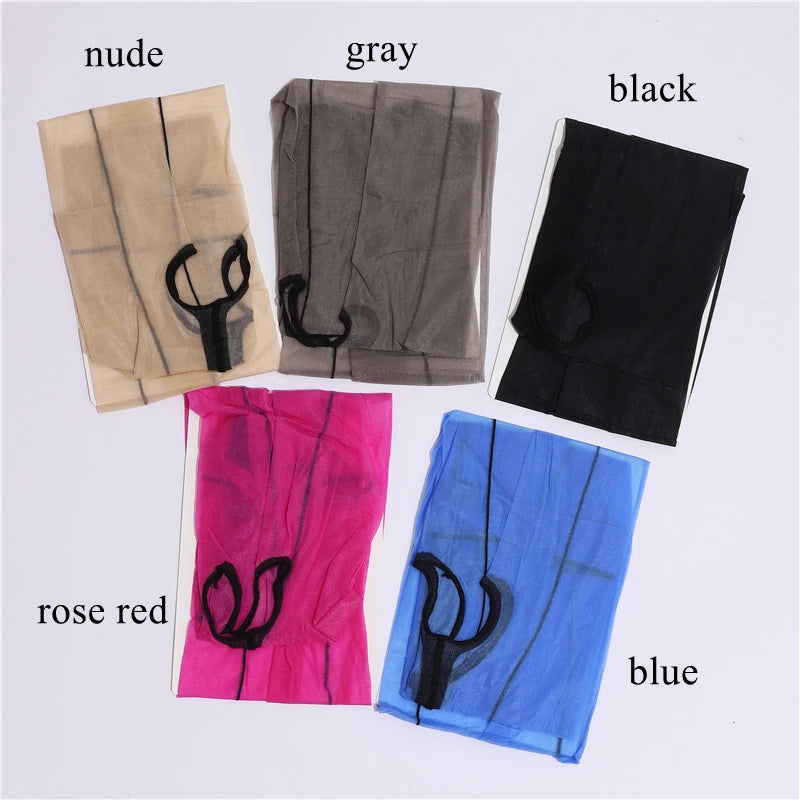 Women’s Oil-Glossy High-Waist Pantyhose: Cuban Heel Design with Control Top - SU