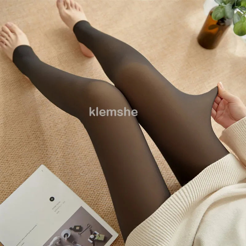 Women's Winter Seamless Thick Velvet Pantyhose - SU
