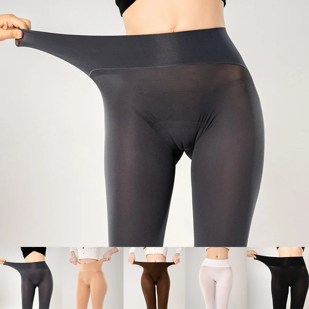 All-Season Seamless Pantyhose for Women - SU