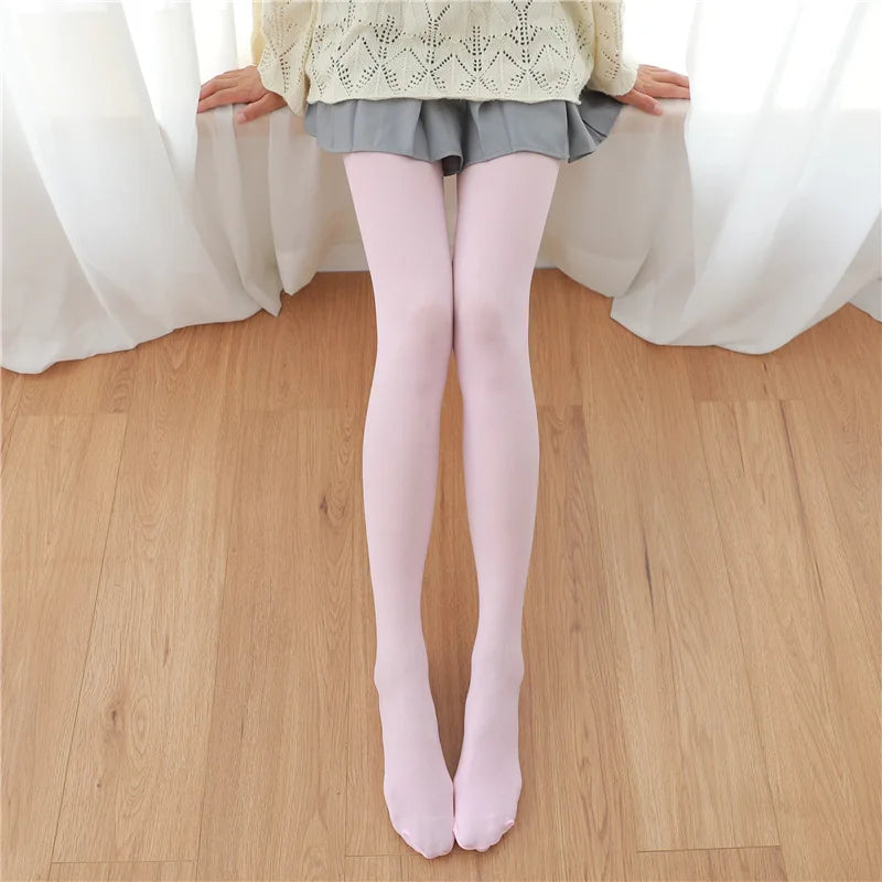 Pink High Elastic Anti-Snagging Pantyhose - SU