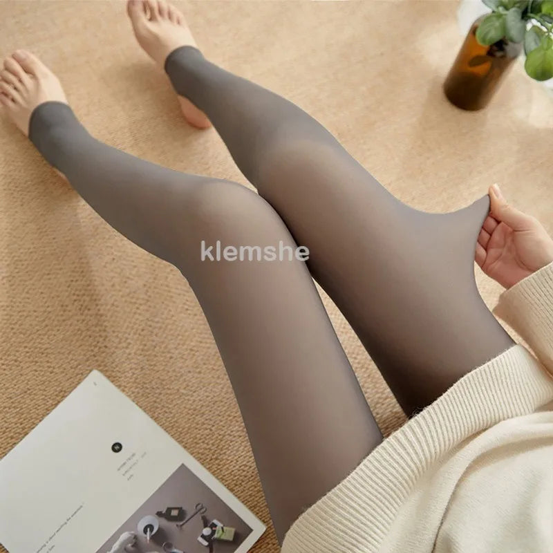 Women's Winter Seamless Thick Velvet Pantyhose - SU