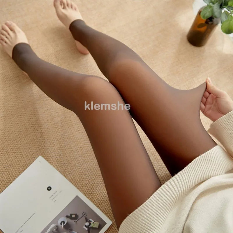 Women's Winter Seamless Thick Velvet Pantyhose - SU