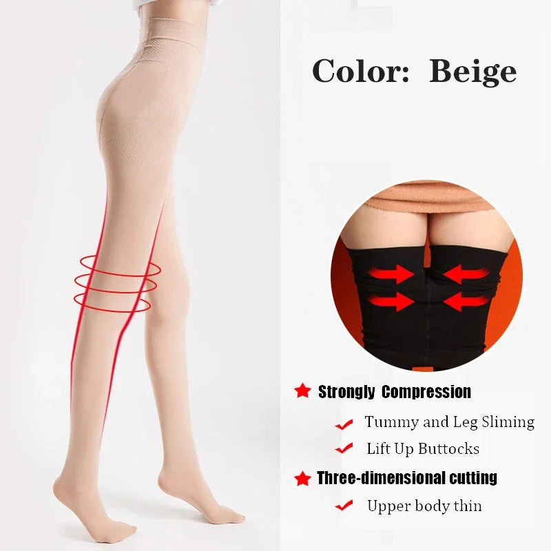 2 Size Down Women's Compression Shaper Tights - SU