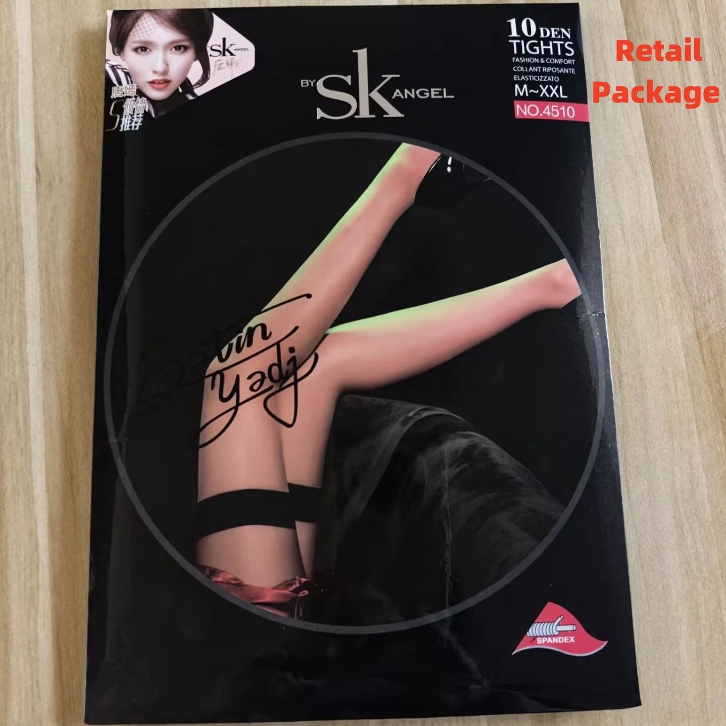 Women’s 10D Sheer Silk-Blend Over-Knee Stockings - SU