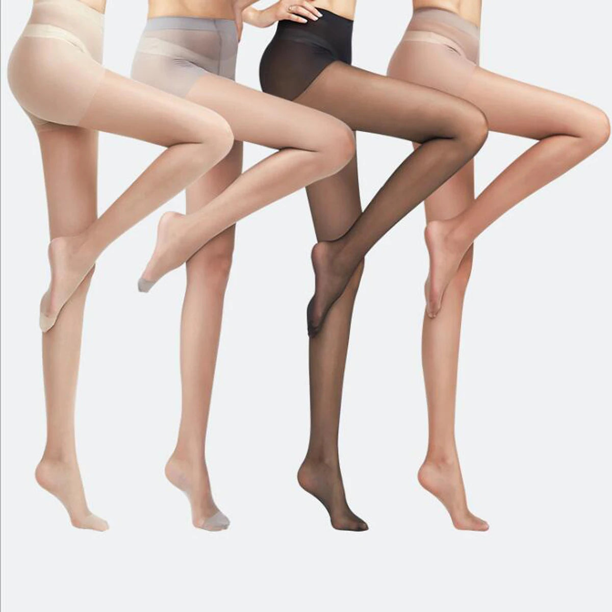 4 Pairs/Lot Women's Seamless Pantyhose - SU