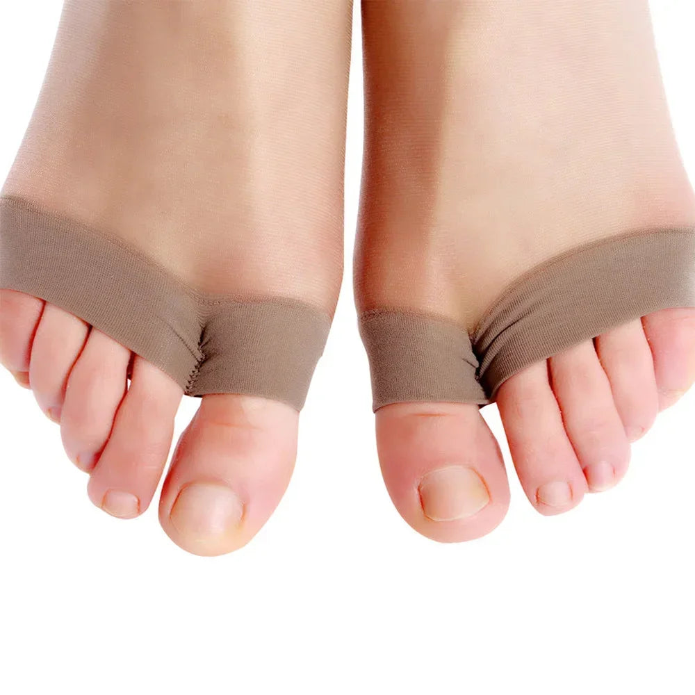 Elegant Sheer Open-Toe Thigh-Highs - SU