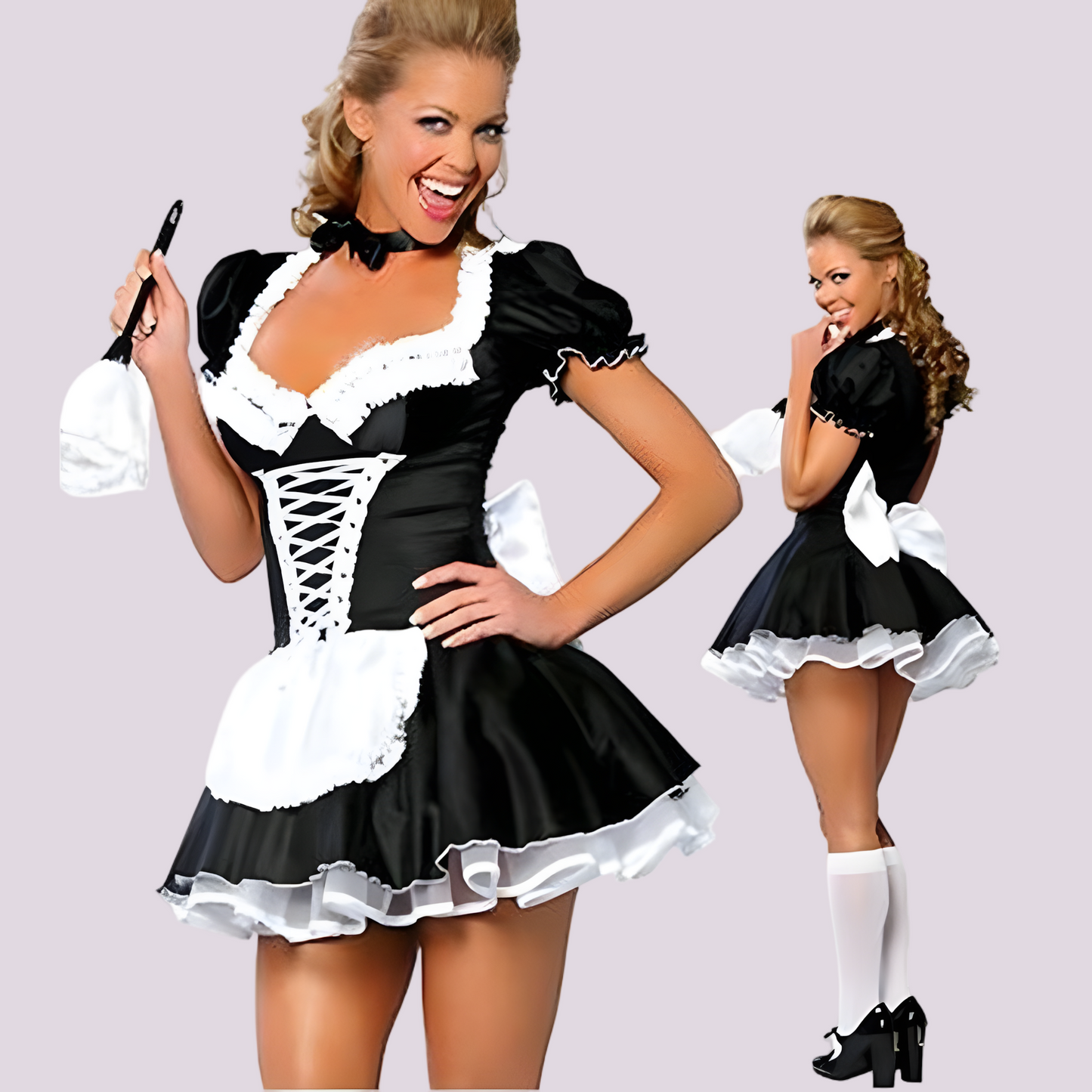 Masquerade Costume Party Maid Cosplay Suit