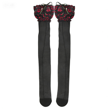 Transparent band silicone anti-skid stockings