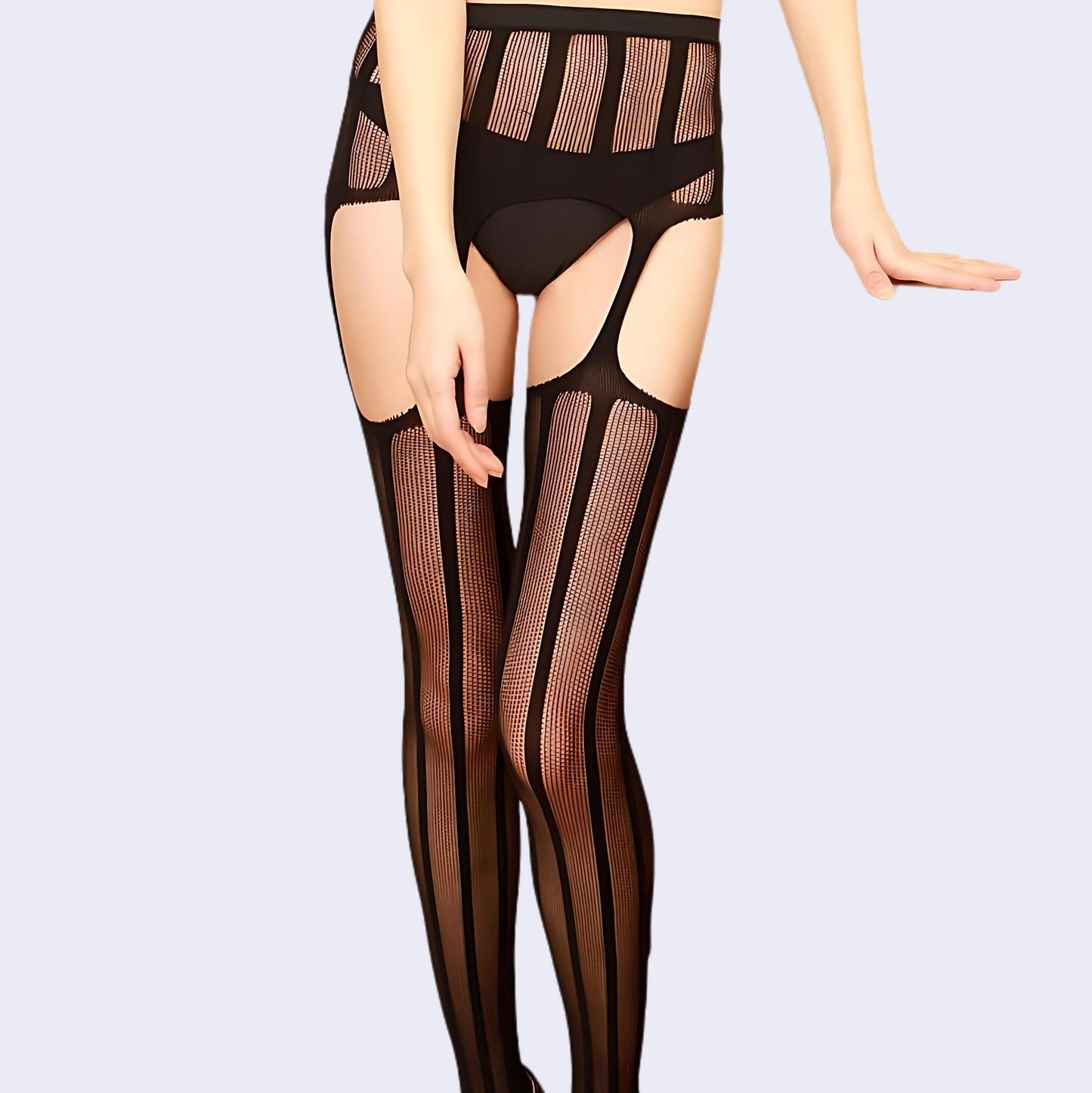 BLACK FLORAL FISHNET TIGHTS: ELEVATE YOUR ALLURE