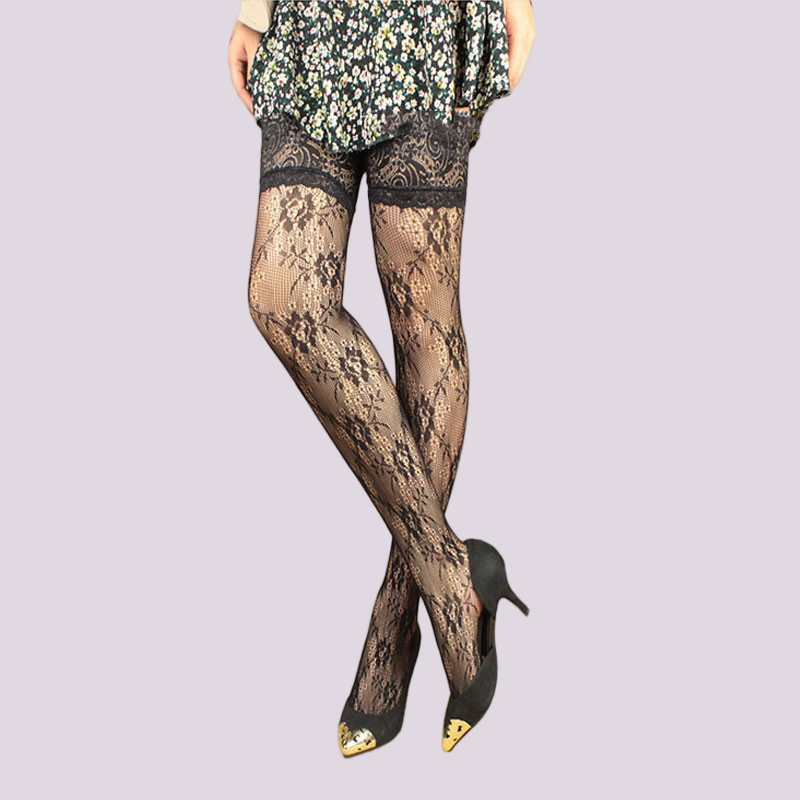LACE THIGH-HIGH STOCKINGS: Elevate Your Elegance with Timeless Charm