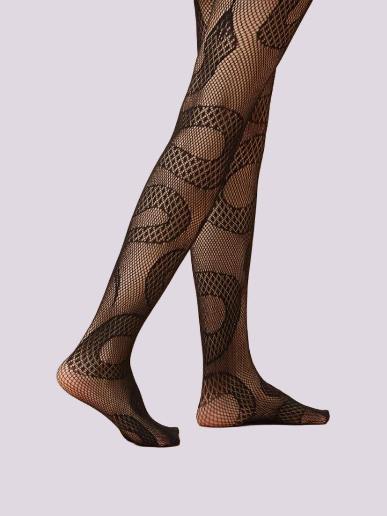 SNAKE-WEAVE FISHNET TIGHTS: Bold Style