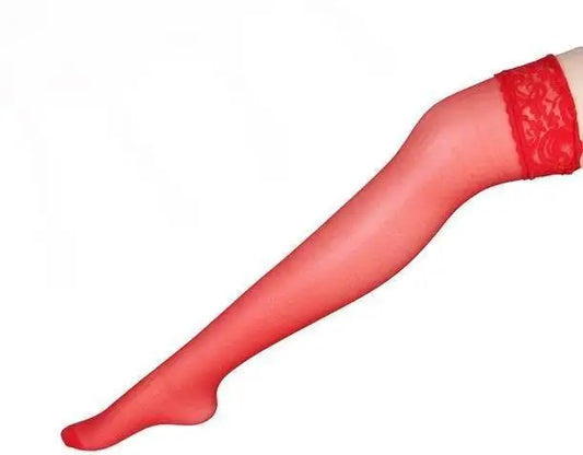 Women's Mesh Perspective Long-Tube Short Stockings