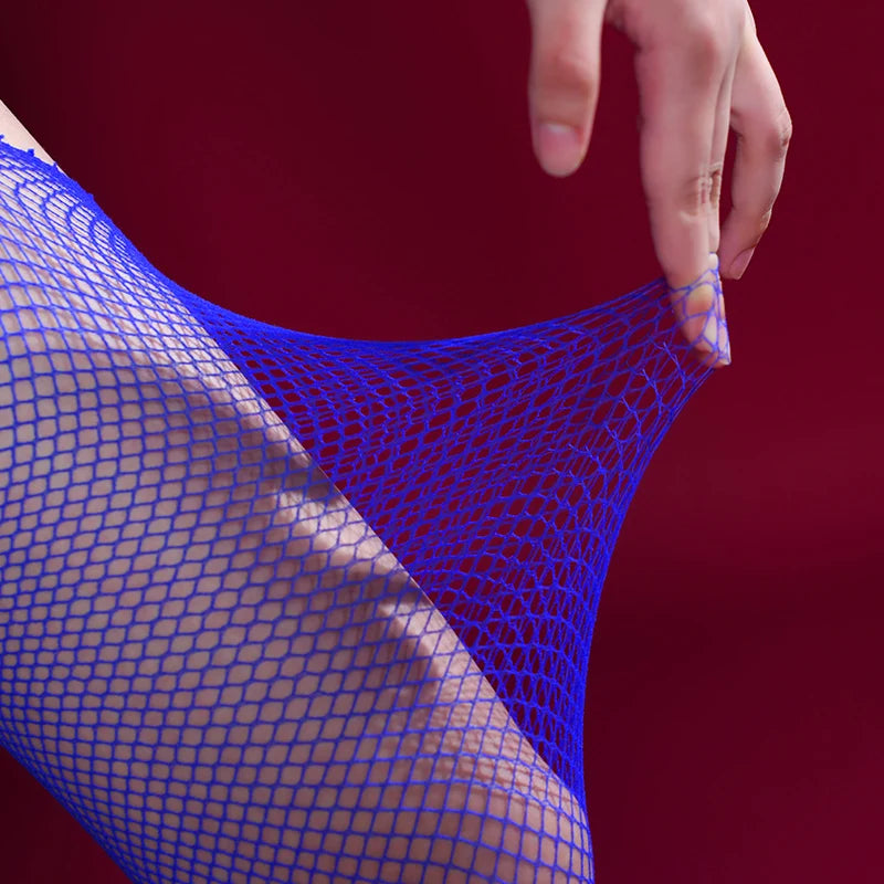 Women's High-Waist Fishnet Thigh