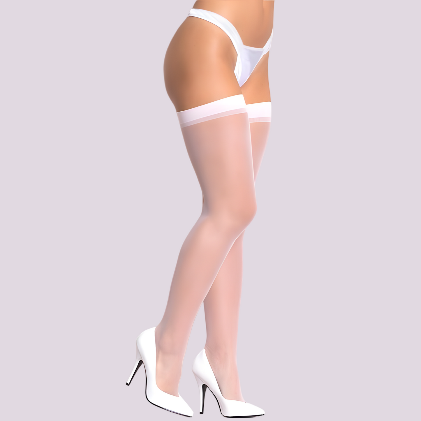 Sheer Summer Silky Stockings – Moisture-Wicking & Elegant Fit